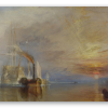 Poslední cesta Temeraire - samolepka na kartu