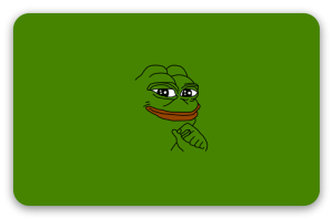 Pepe - samolepka na kartu