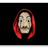 Dalí - samolepka na kartu