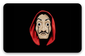 Dalí - samolepka na kartu