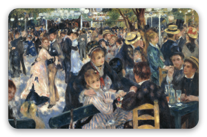 Bál v Moulin de la Galette - samolepka na kartu