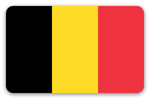Belgie - samolepka na kartu