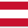 Rakousko - samolepka na kartu