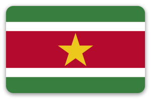 Surinam - samolepka na kartu
