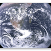 Blue Marble - samolepka na kartu