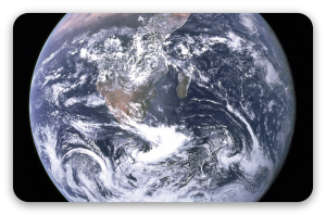 Blue Marble - samolepka na kartu