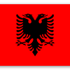 Albánie - samolepka na kartu
