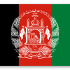 Afghánistán - samolepka na kartu