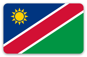 Namibie - samolepka na kartu
