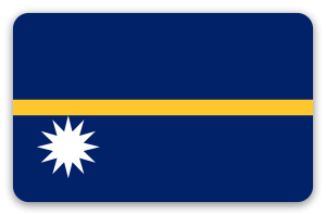 Nauru - samolepka na kartu