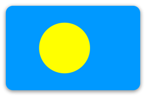 Palau - samolepka na kartu