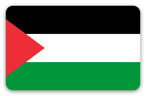 Palestina - samolepka na kartu