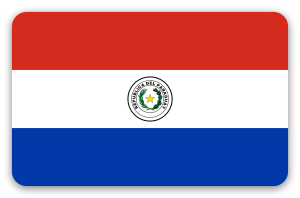 Paraguay - samolepka na kartu