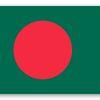 Bangladéš - samolepka na kartu