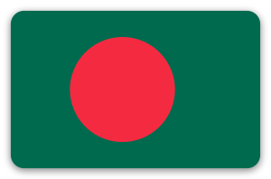 Bangladéš - samolepka na kartu