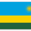 Rwanda - samolepka na kartu
