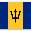 Barbados - samolepka na kartu