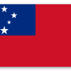 Samoa - samolepka na kartu