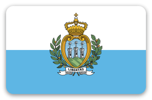 San Marino - samolepka na kartu