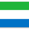 Sierra Leone - samolepka na kartu