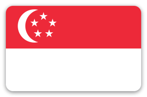 Singapur - samolepka na kartu