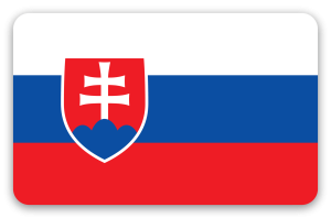 Slovensko - samolepka na kartu
