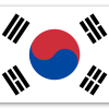 Jižní Korea - samolepka na kartu