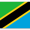 Tanzanie - samolepka na kartu