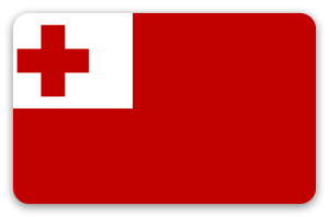 Tonga - samolepka na kartu
