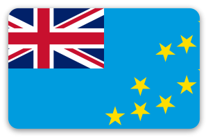 Tuvalu - samolepka na kartu