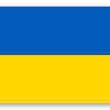 Ukrajina - samolepka na kartu