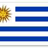Uruguay - samolepka na kartu