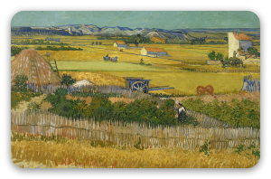 Žně (Van Gogh) - samolepka na kartu