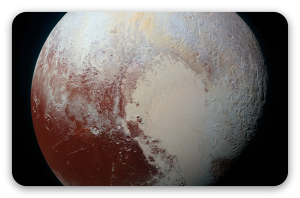 Pluto - samolepka na kartu