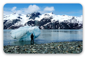 Glacier Bay - samolepka na kartu
