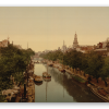 Amsterdam kolem roku 1900 - samolepka na kartu