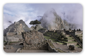 Machu Picchu - samolepka na kartu