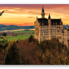 Neuschwanstein - samolepka na kartu
