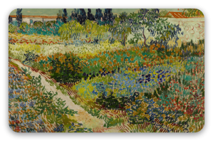 Vincent van Gogh: Zahrada v Arles - samolepka na kartu