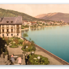 Gardské jezero na fotochromových tiscích - samolepka na kartu