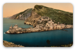 La Spezia na fotochromových tiscích - samolepka na kartu