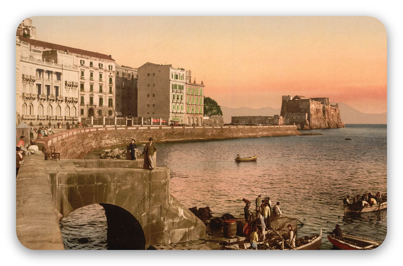 Neapol na fotochromových tiscích - samolepka na kartu