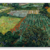 Vincent van Gogh: Pole s vlčími máky (červen 1889) - samolepka na kartu