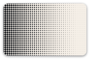 Halftone - samolepka na kartu