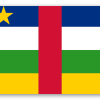 Středoafrická republika - samolepka na kartu