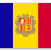 Andorra - samolepka na kartu