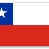 Chile - samolepka na kartu