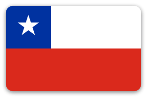 Chile - samolepka na kartu