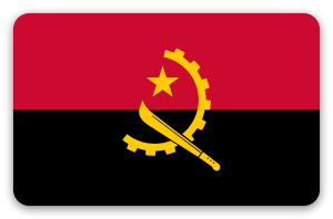 Angola - samolepka na kartu