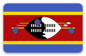 Eswatini - samolepka na kartu